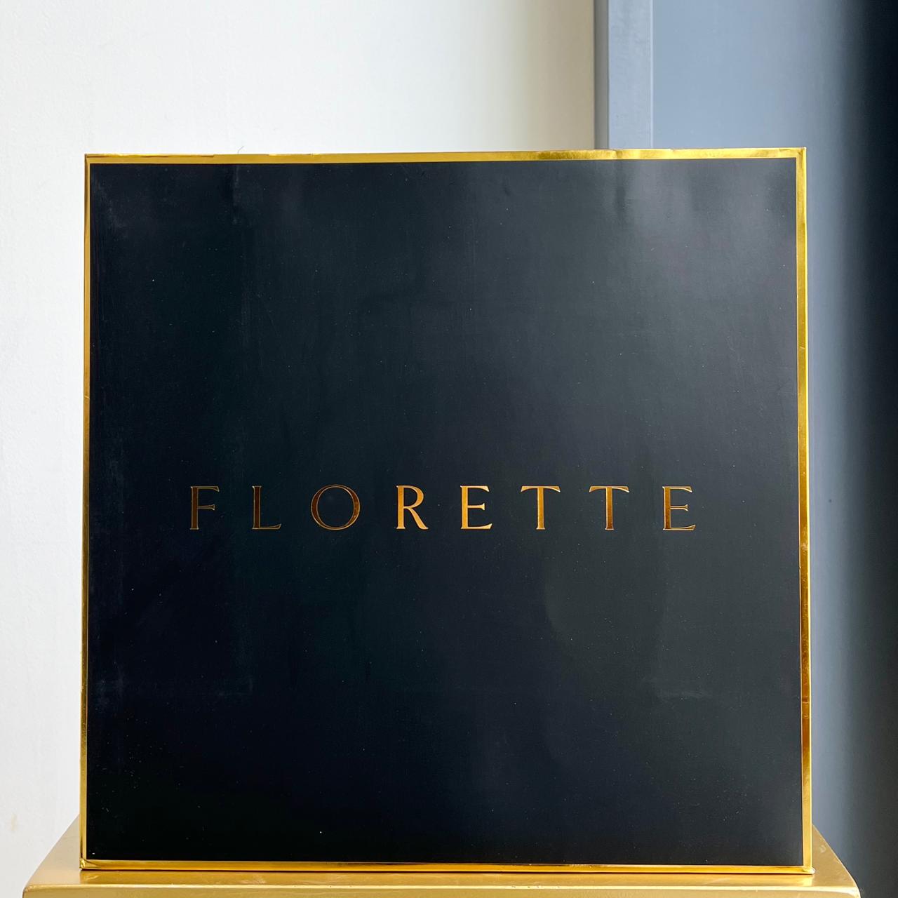 Florette Gift Bag (Glossy Black)