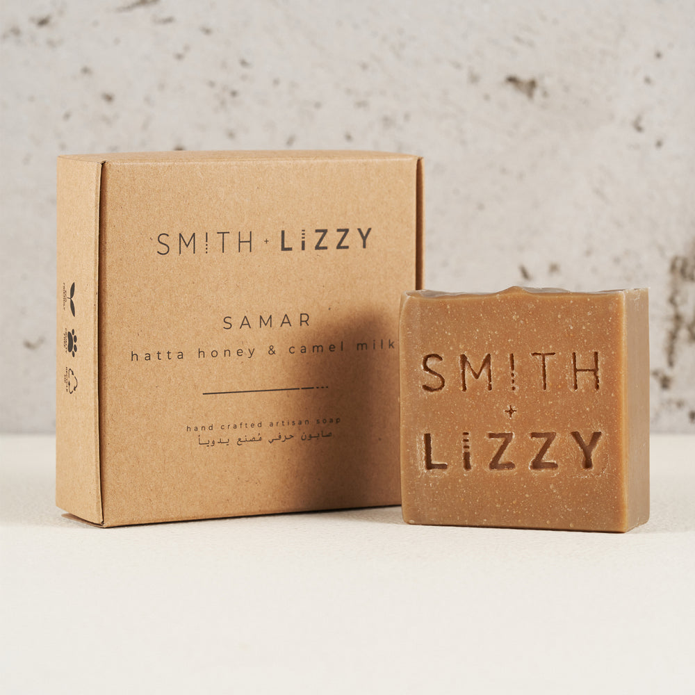 samar honey + camel milk soap
