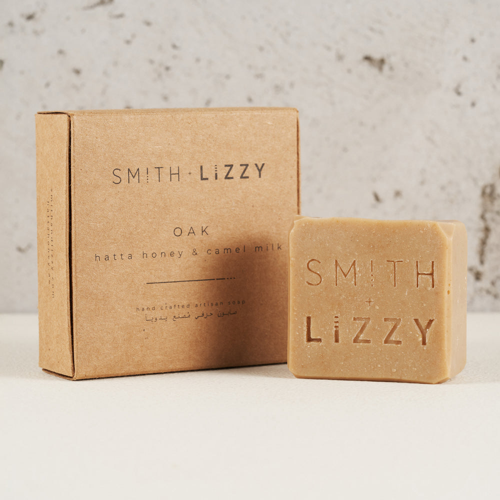 oak honey + camel milk soap
