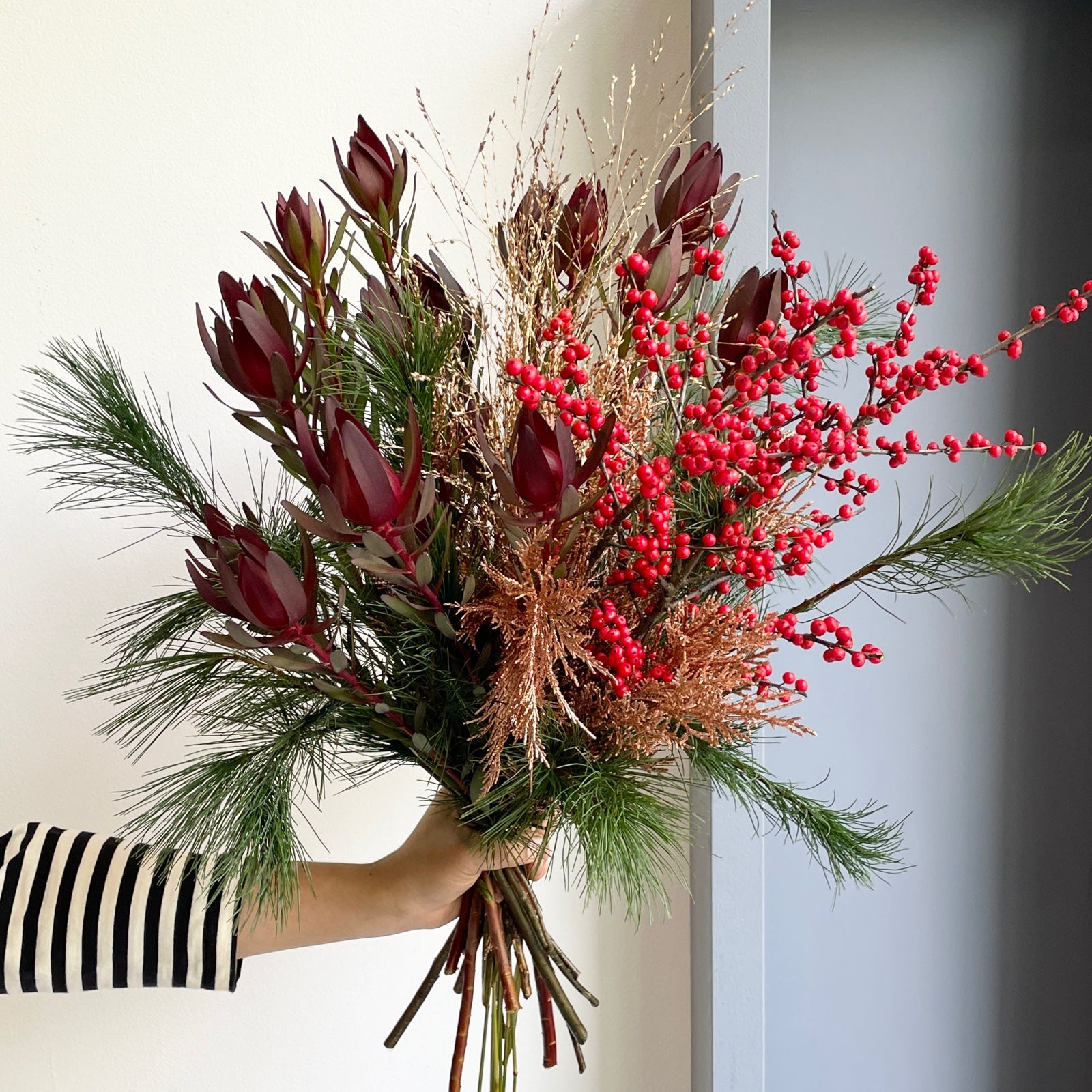 Festive Foliage Mix - Fiery Elegance