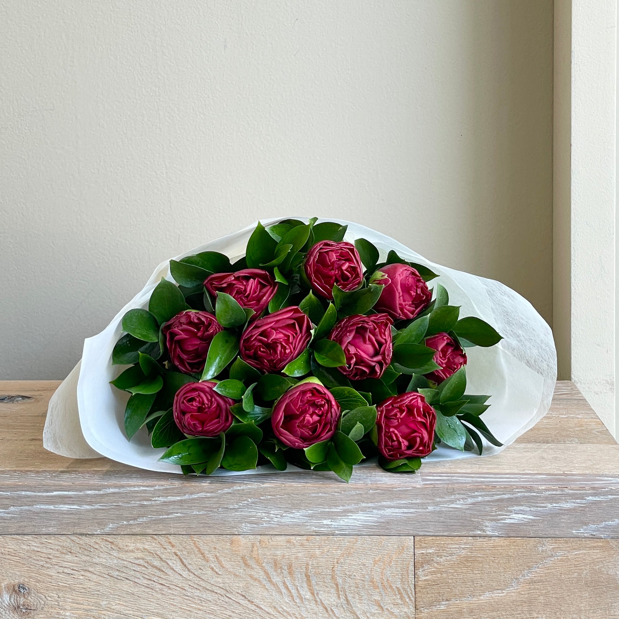 Peony Posy Bouquet - Lush Velvet