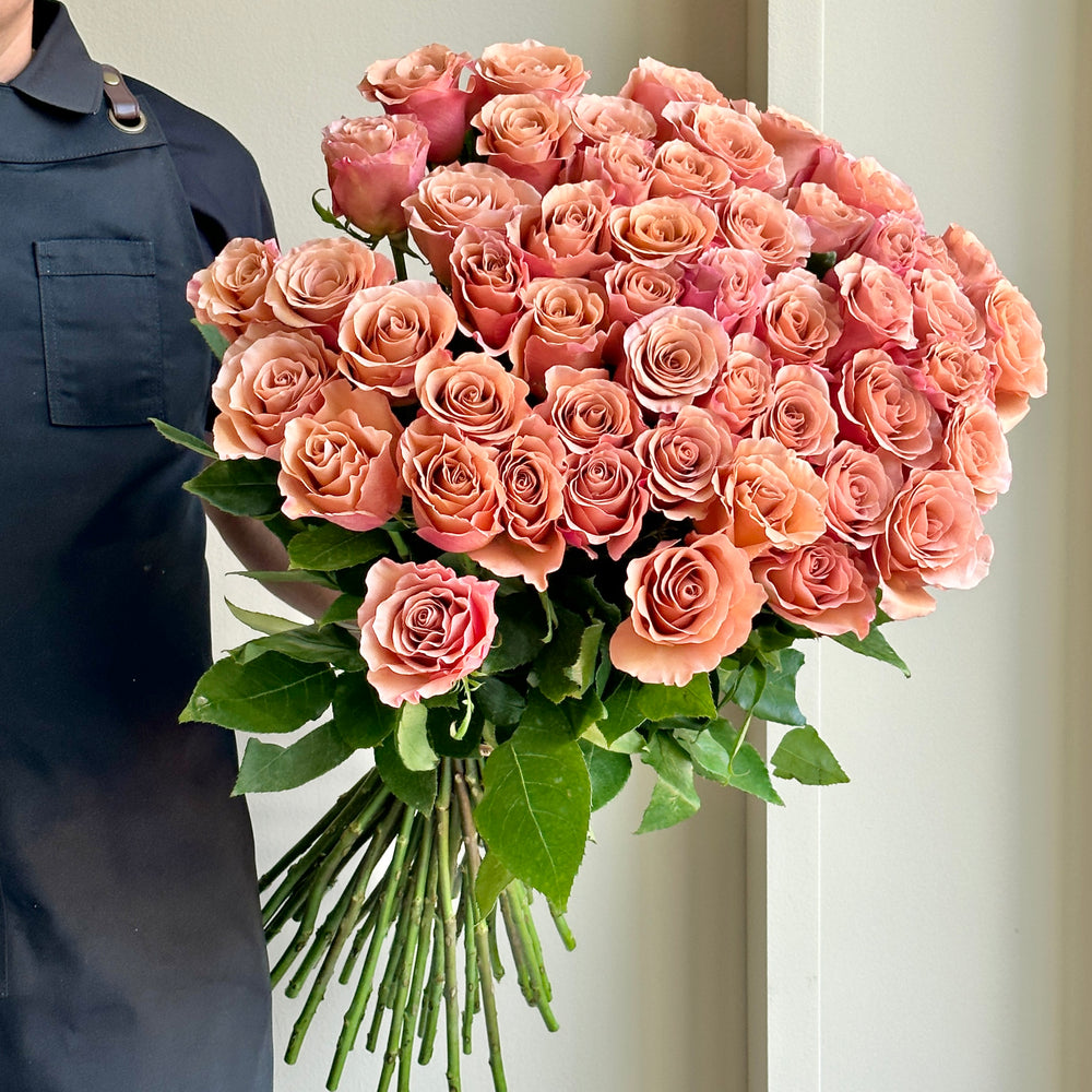 Roses - Moab Sandy Brown (50 Stems - 70cm)