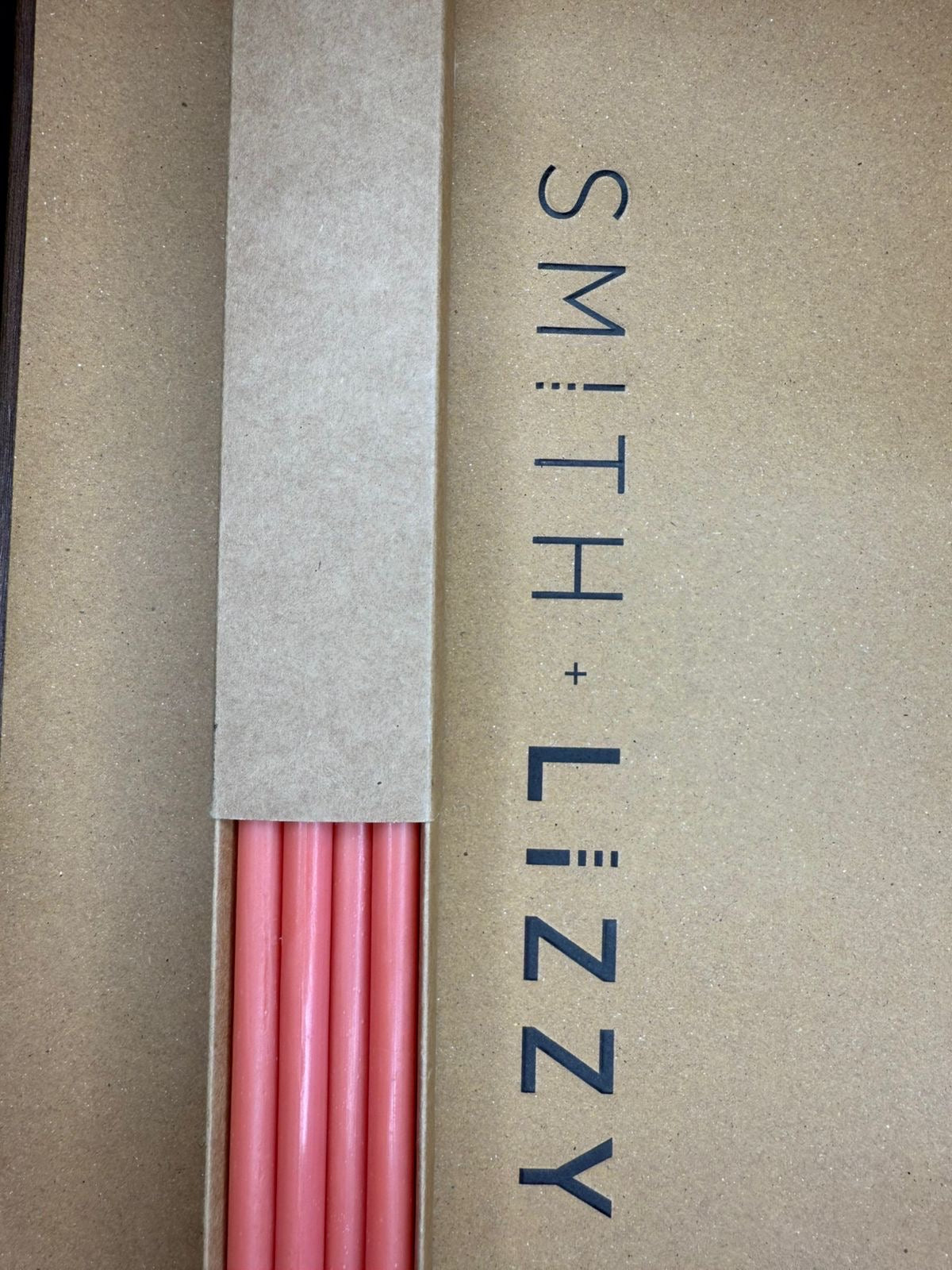 Beeswax table stems- Pink 45cm