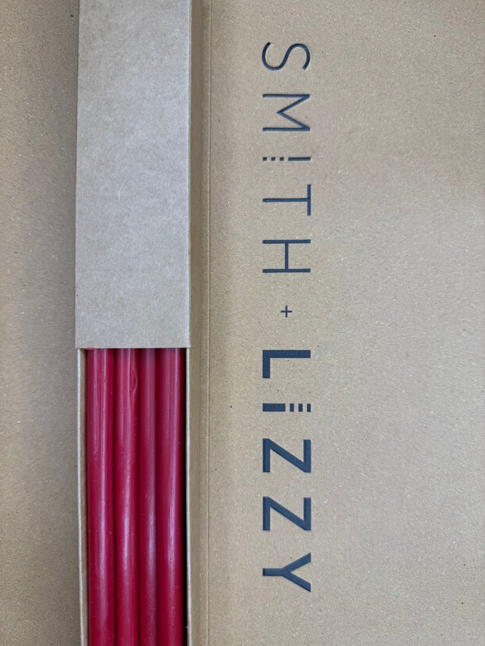 Beeswax table stems- Red 45cm