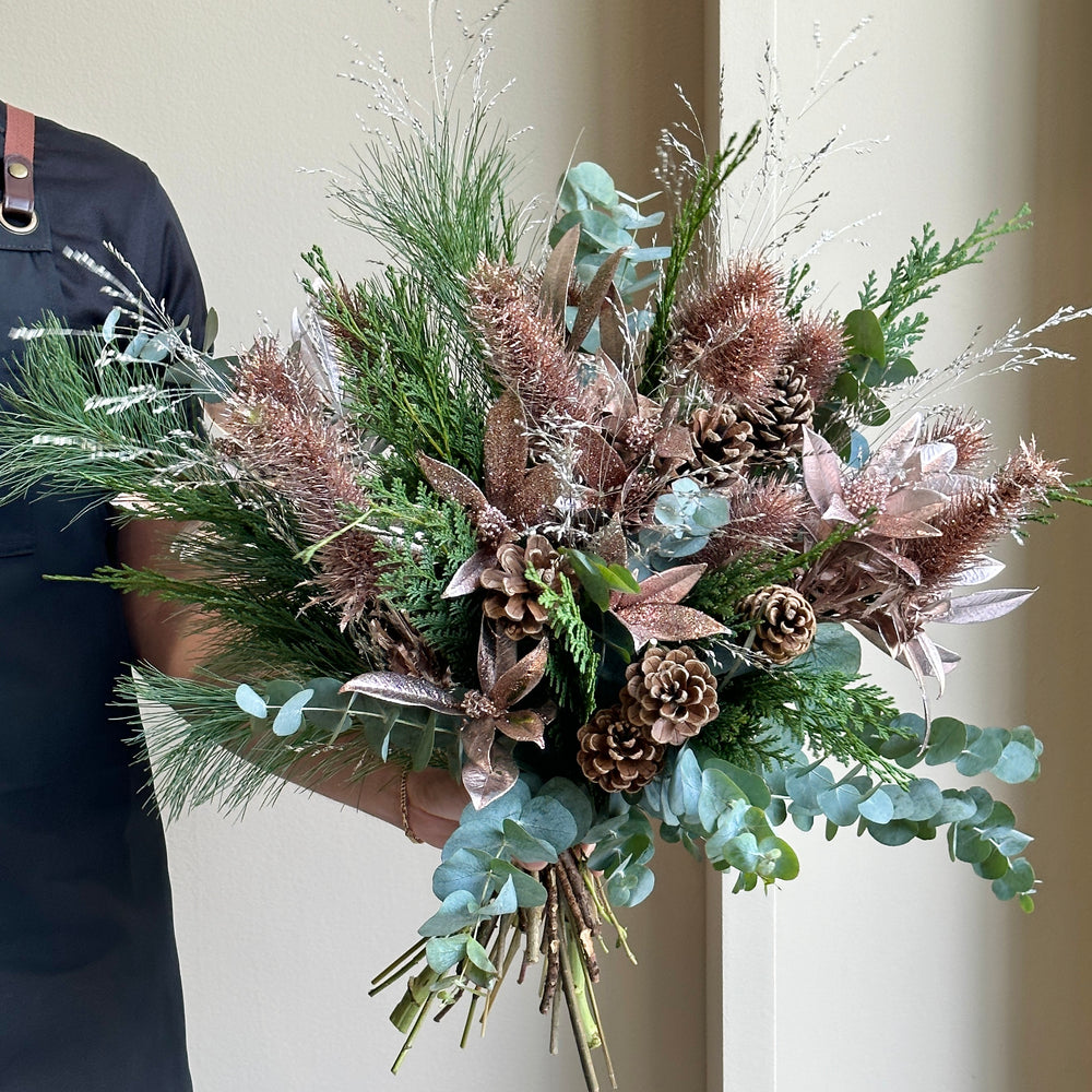 Festive Foliage Mix - Metallic Sparkle