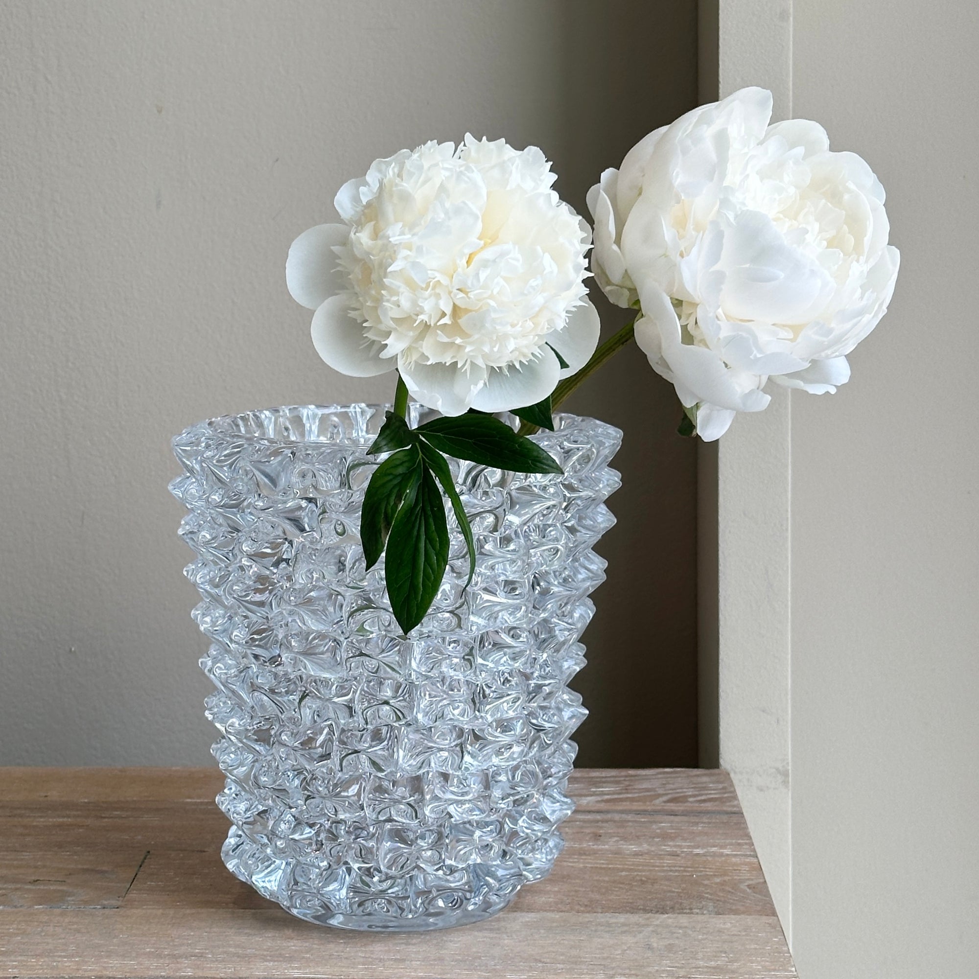 Glass Vase - Artigiano Clear