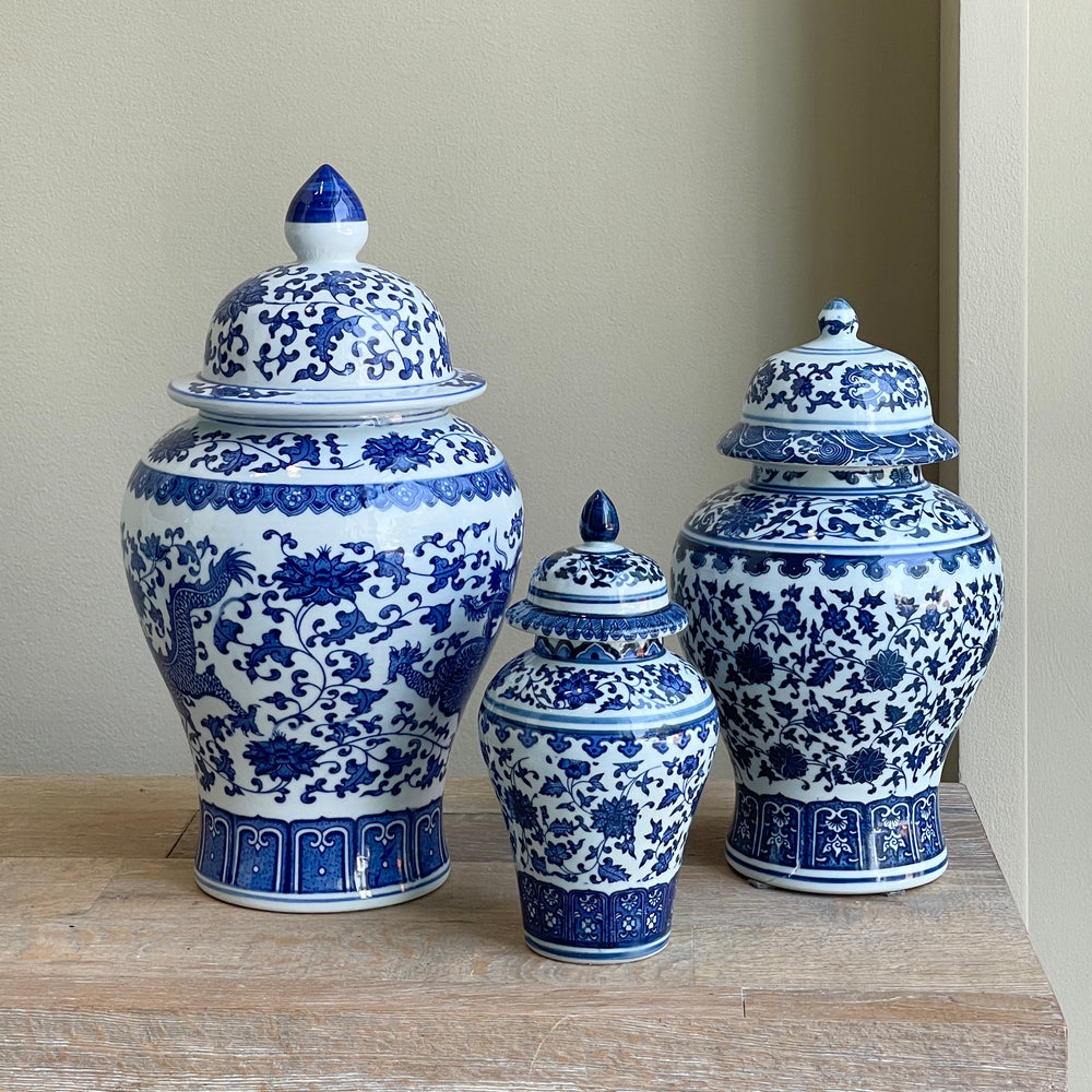 Chinoiserie Ceramic Vases