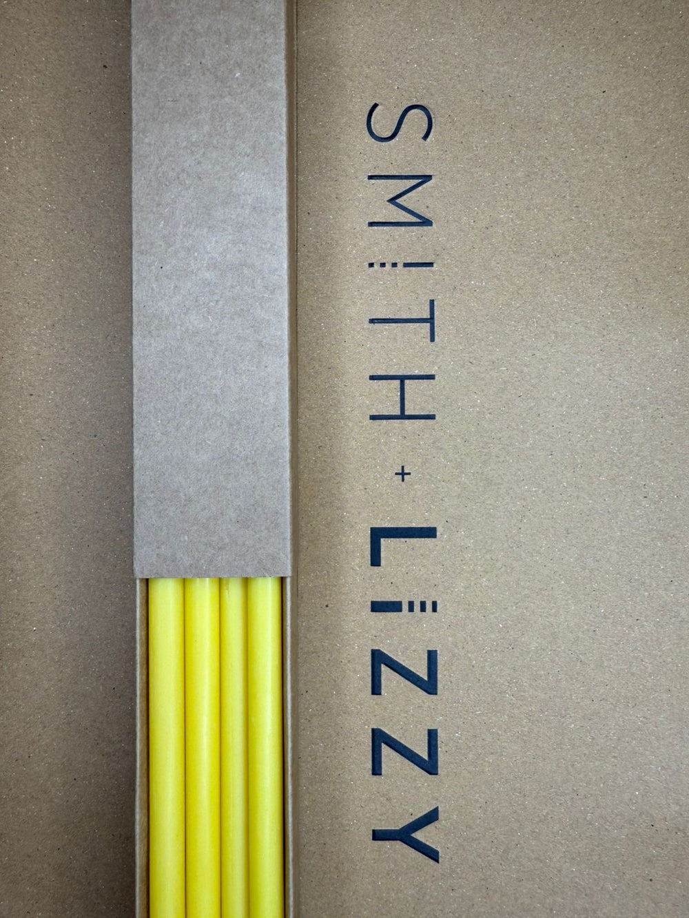 Beeswax table stems- Yellow 45cm