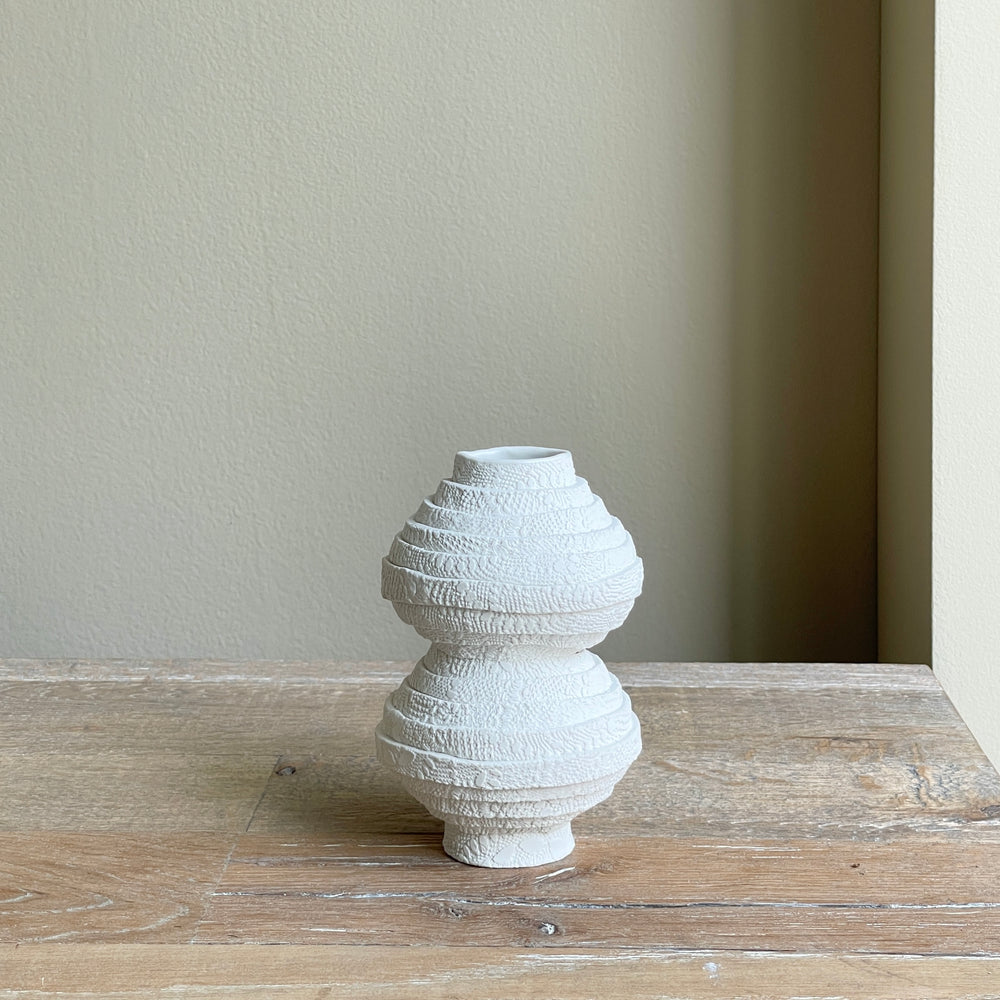 2 Tier Lace Coil Vase (Small)