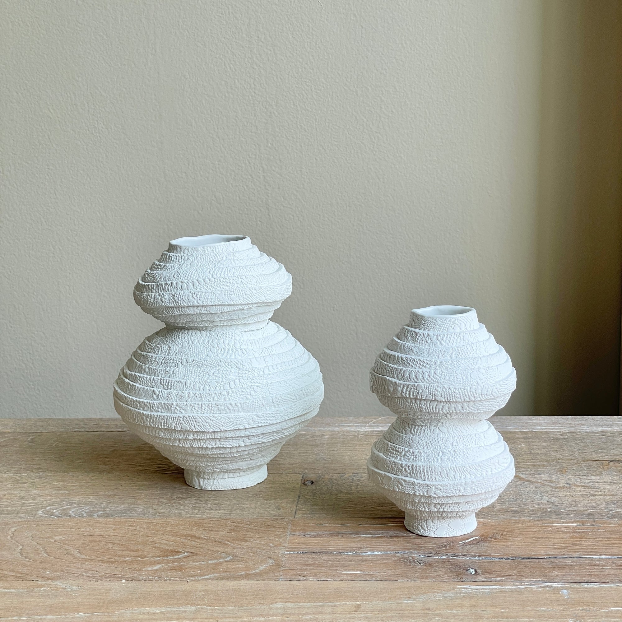 2 Tier Lace Coil Vase (Small)