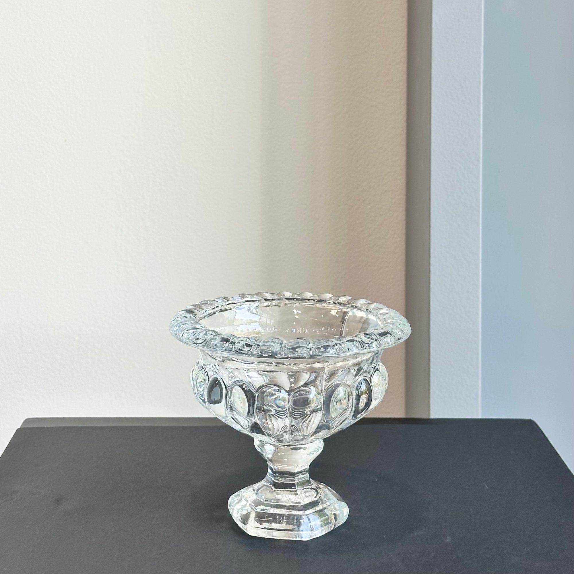 Pedestal Clear Vase