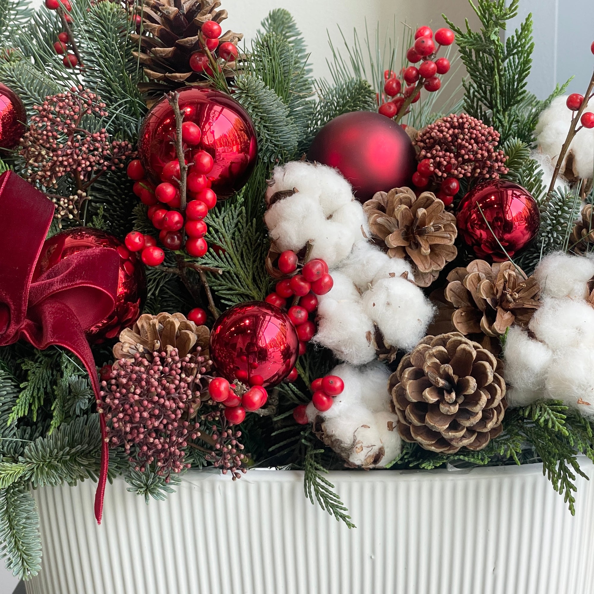 Prague - Festive Pot Arrangement