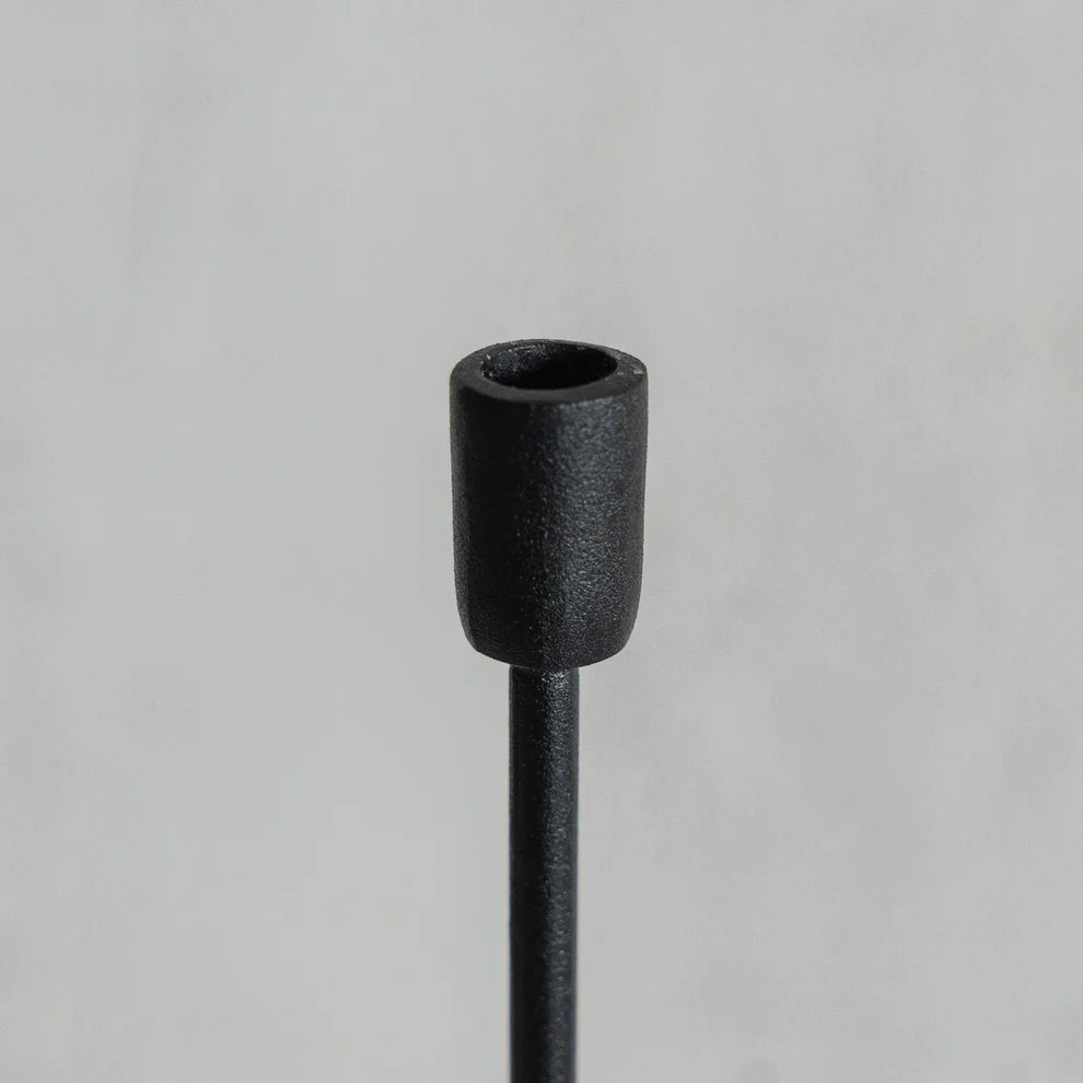 nappe thin steel candle holder 35cm