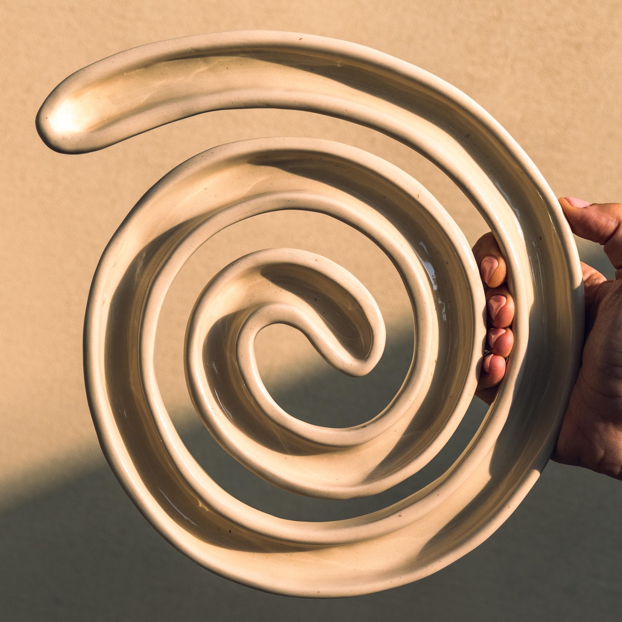 Spiral Plate Silsila Collection by Barakeh