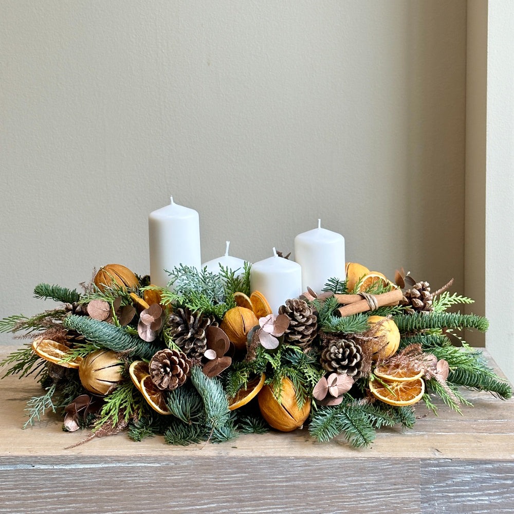 Woodstock - Candle Festive Centerpiece