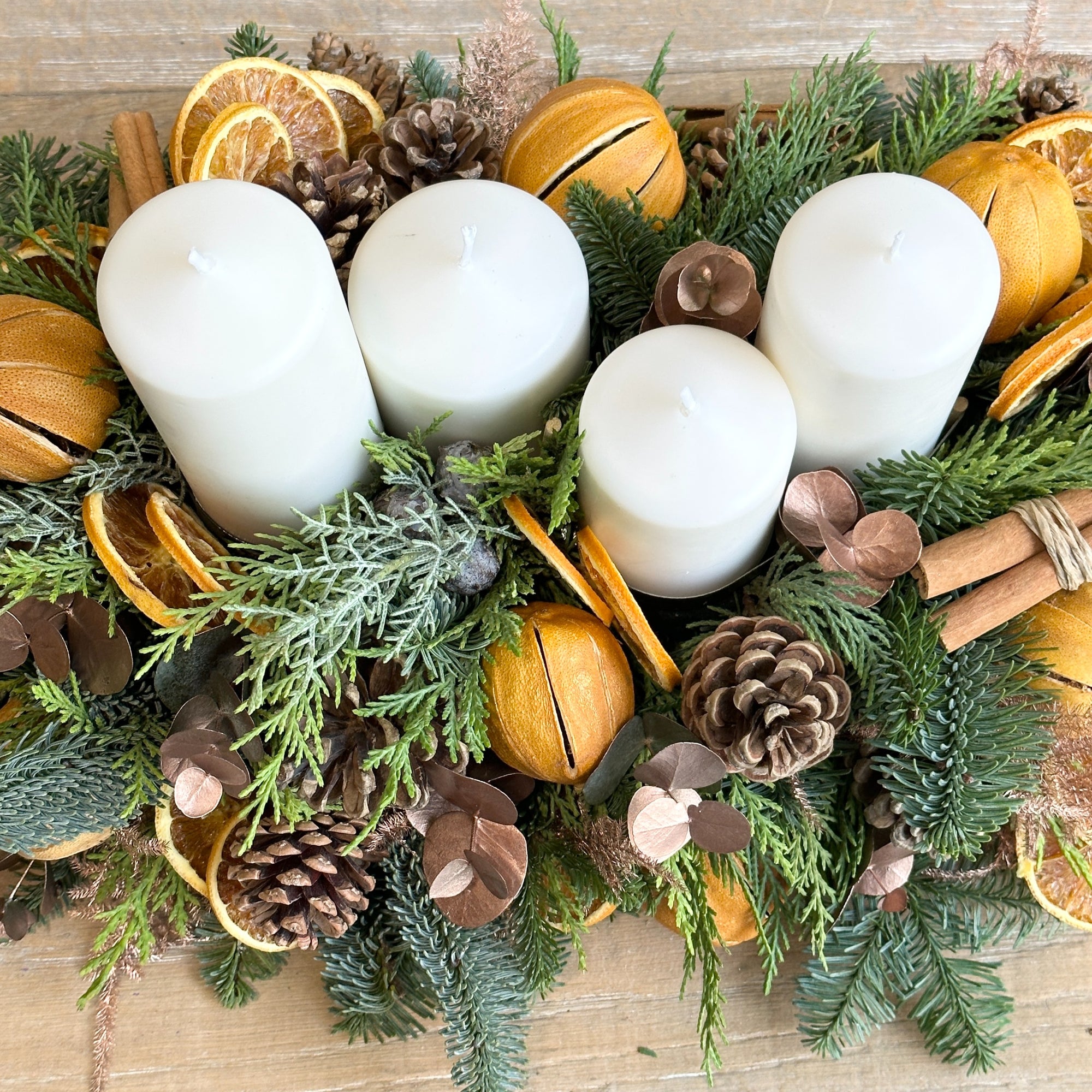 Woodstock - Candle Festive Centerpiece