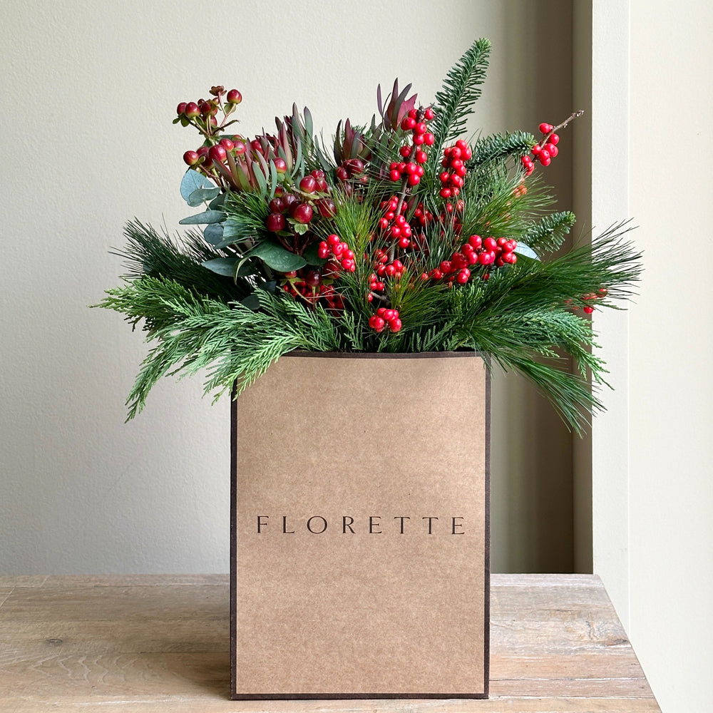 Florette Festive Gift Bag - Winter Saga