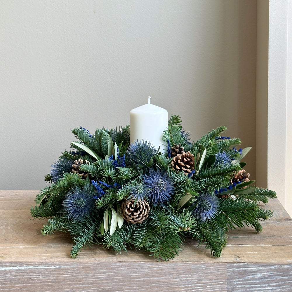 Bath - Candle Festive Centerpiece