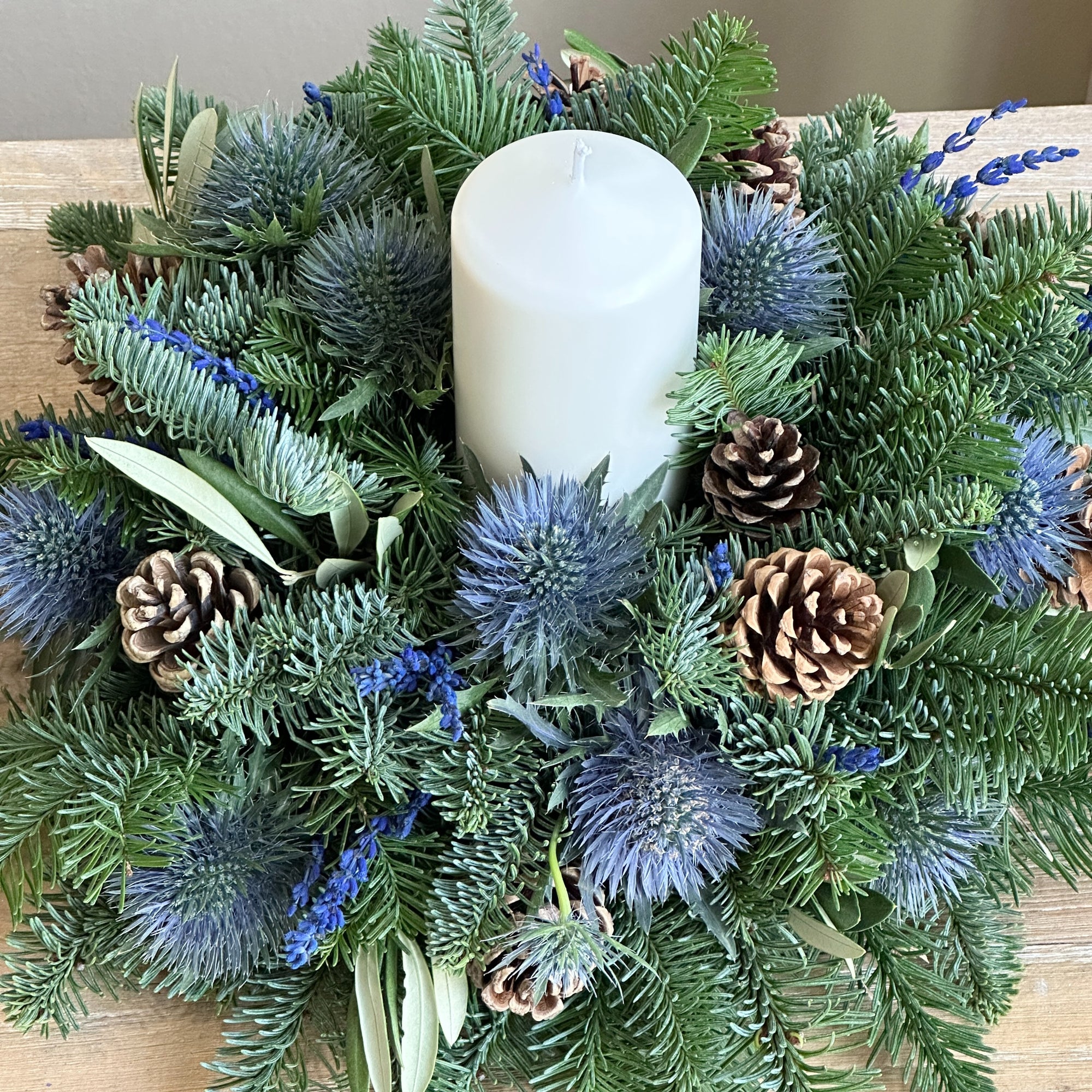 Bath - Candle Festive Centerpiece