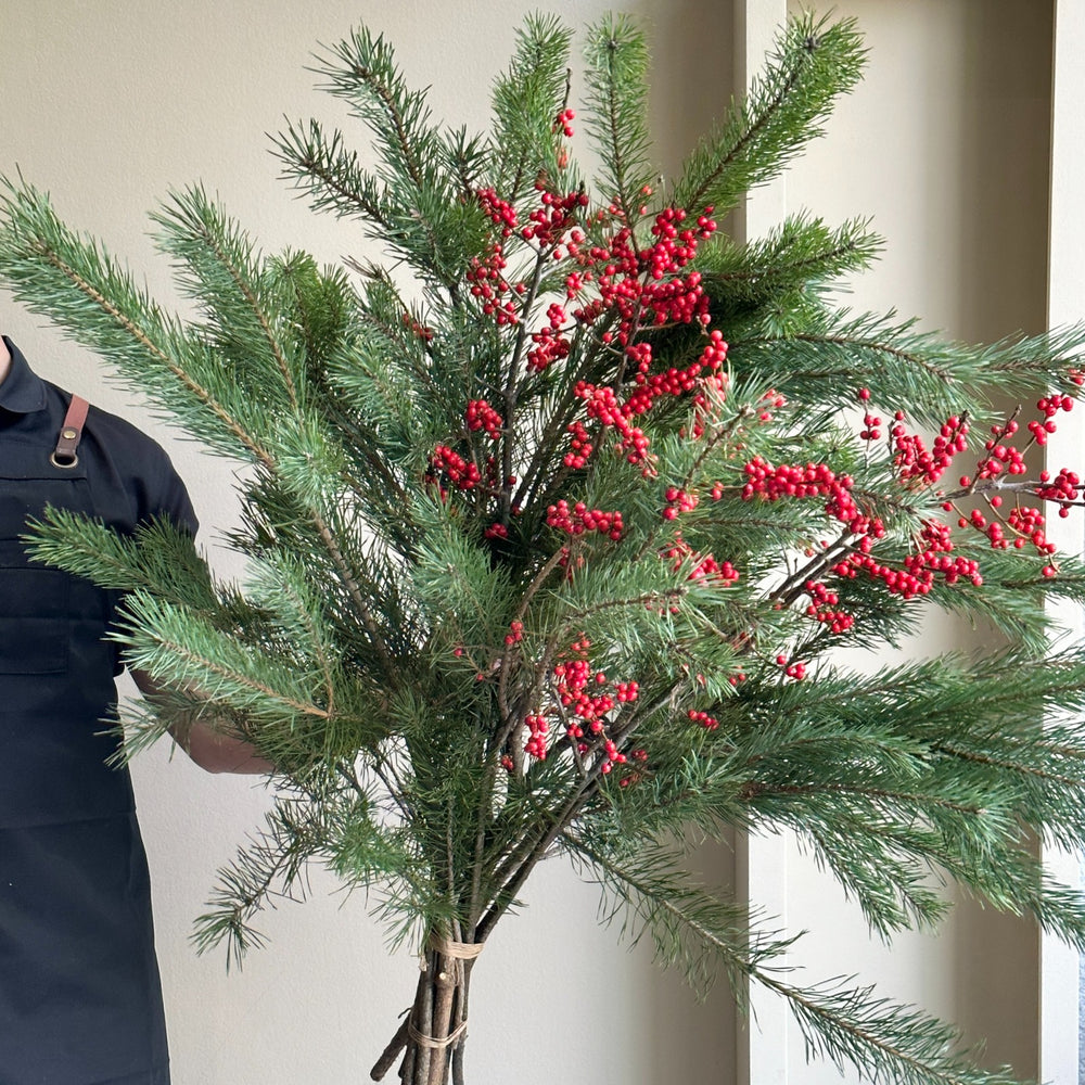 Festive Foliage Mix - Winter Pine & Berry (Tall)