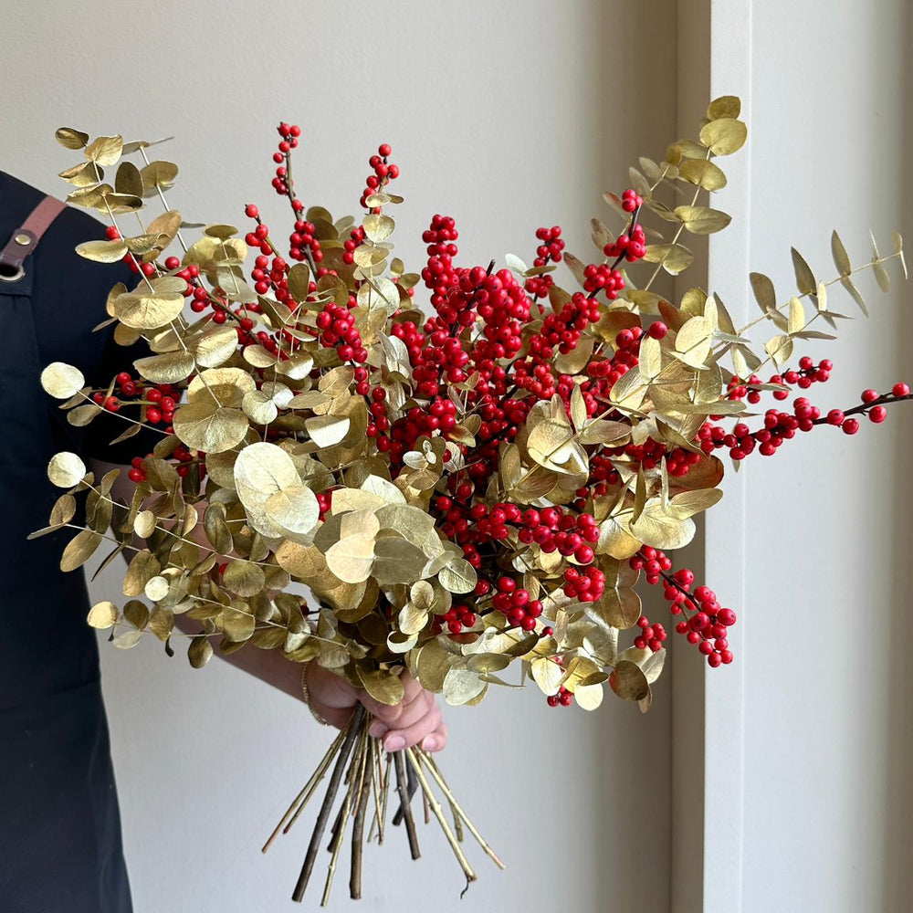 Festive Foliage Mix - Golden Berry