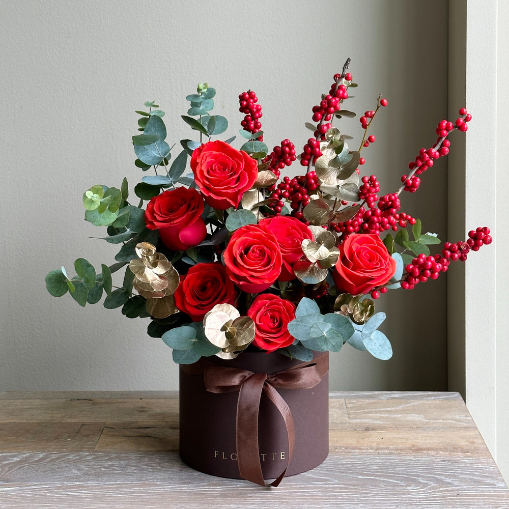 Siena - Small Festive Box Arrangement