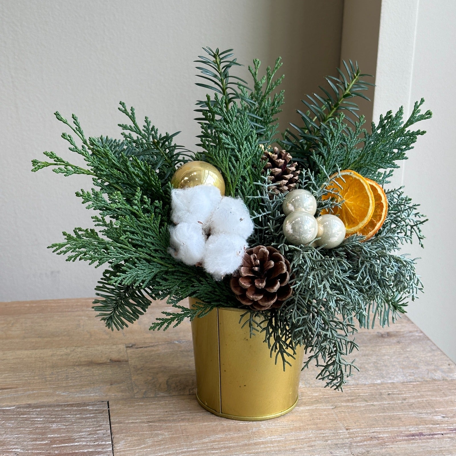 Roseau - Mini Festive Winter Pot