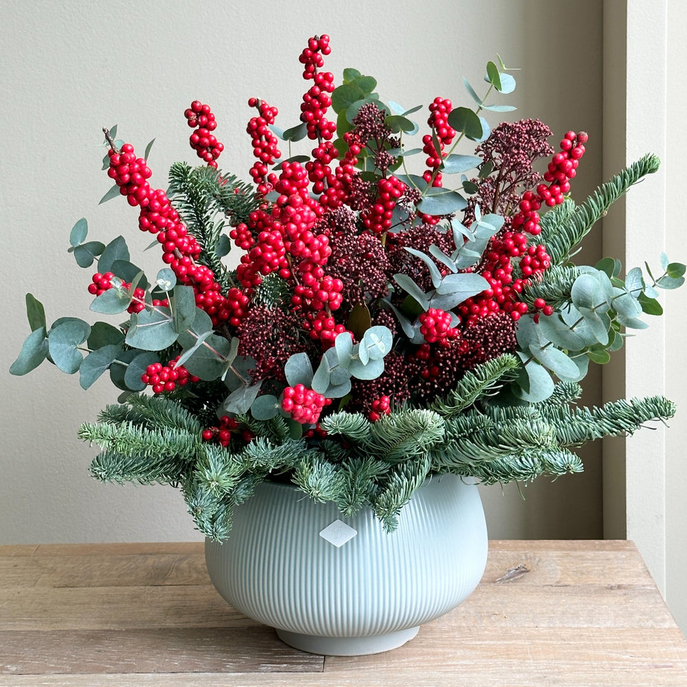 Banff - Festive Winter Pot Arrangement