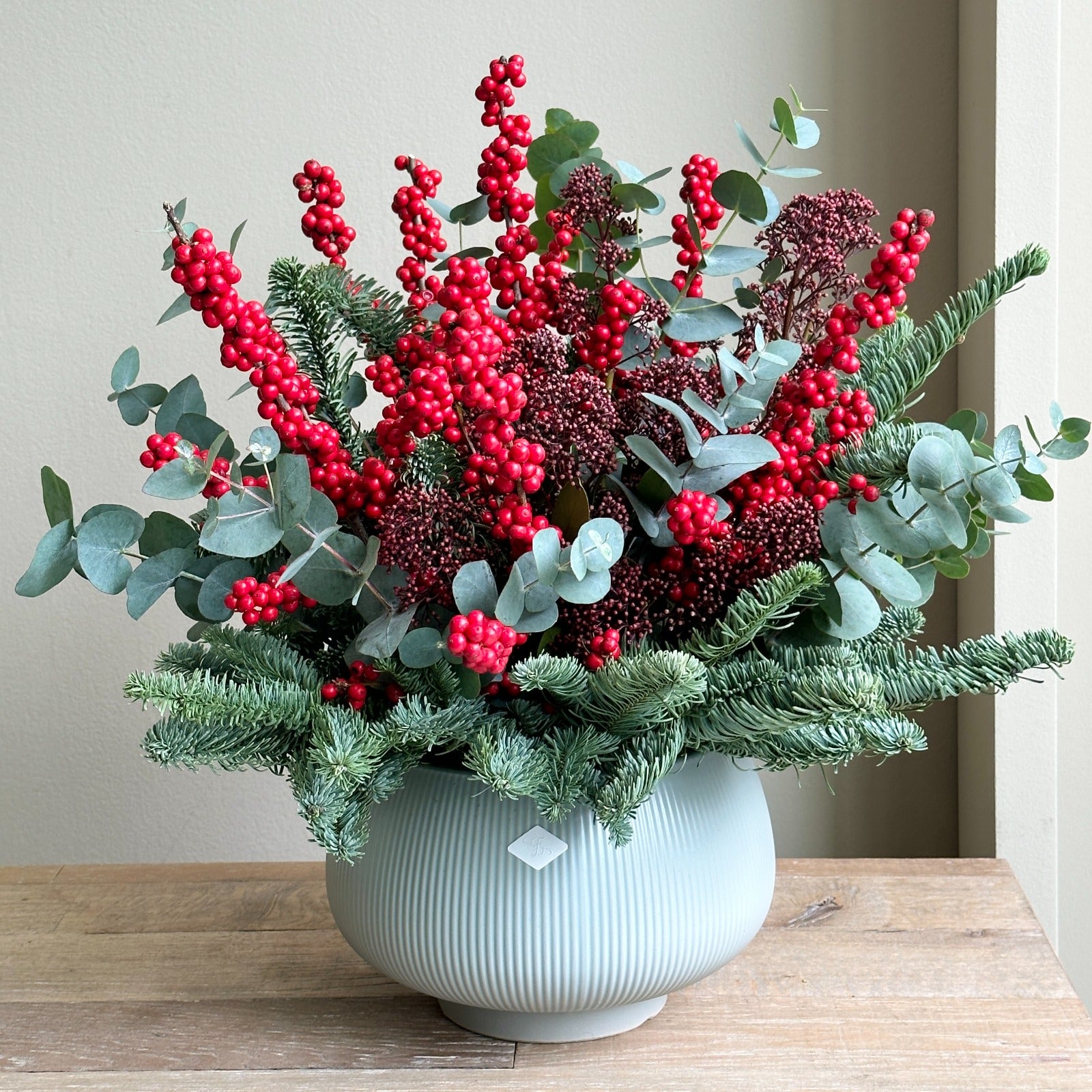 Banff - Festive Winter Pot Arrangement