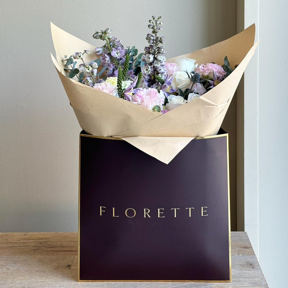 Florette Gift Bag (Glossy Brown)