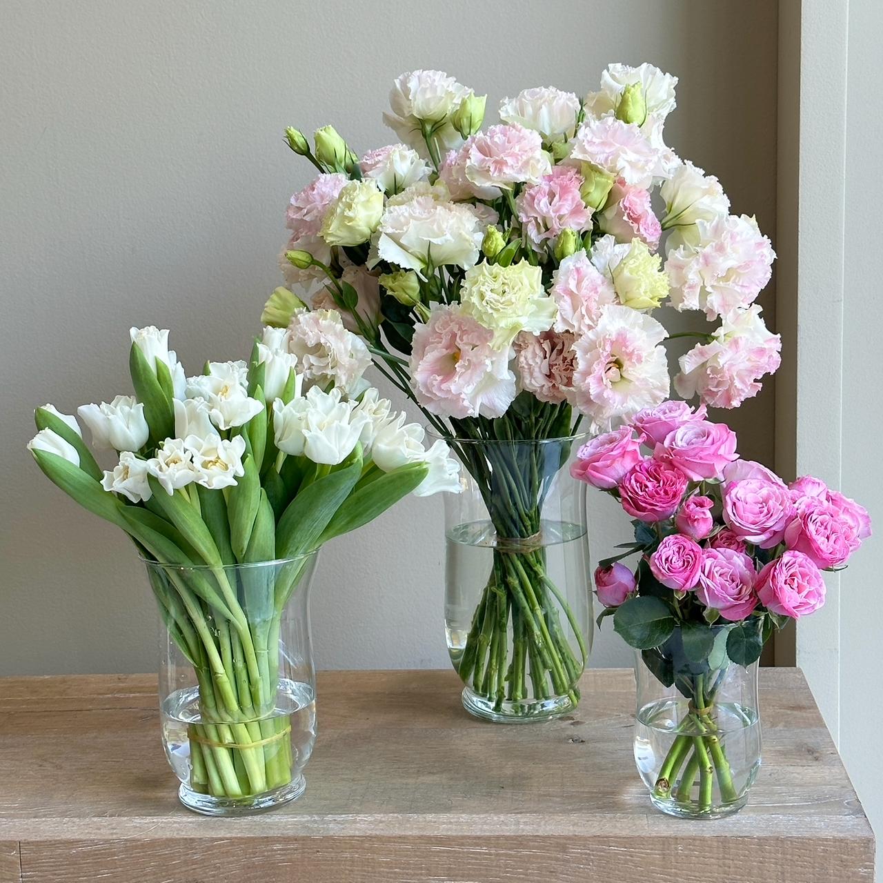 Glass Cylinder - Crystal Curve (Set)