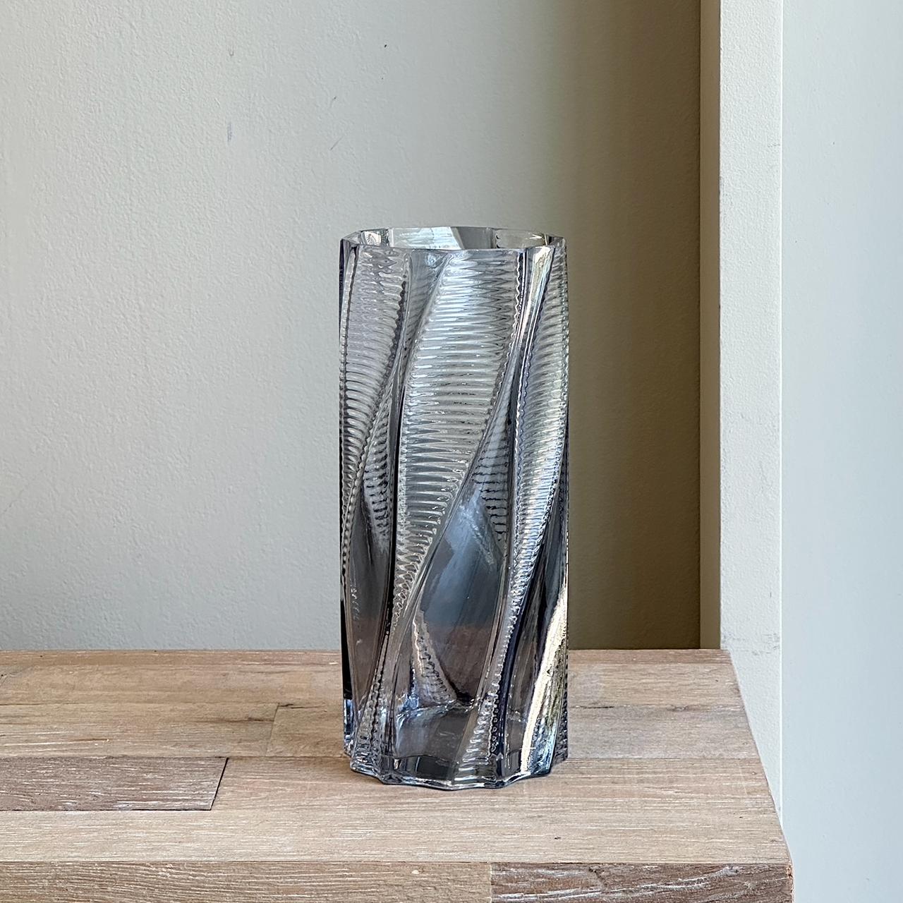 Glass Cylinder - Spiral