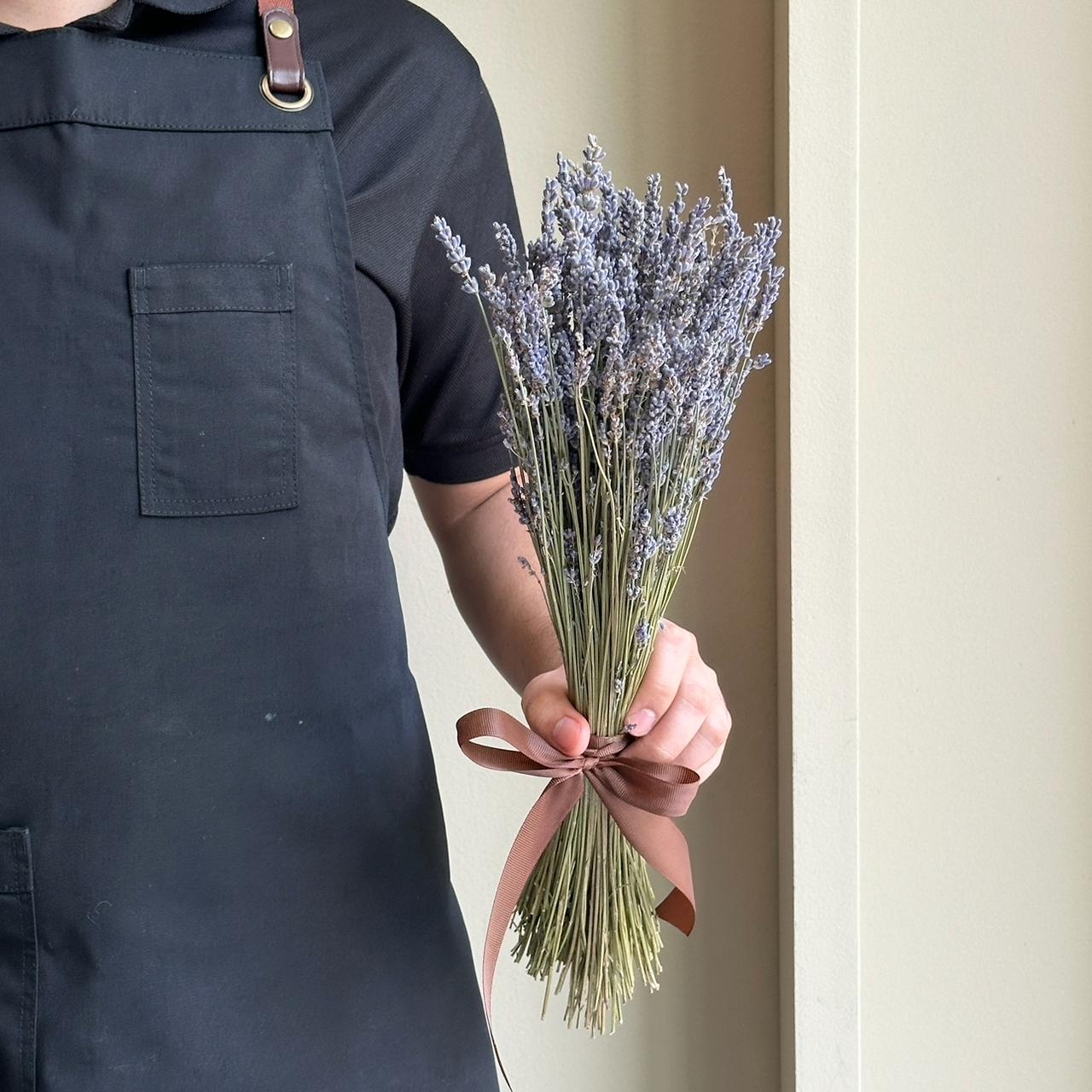 Dried Lavender Bunch Natural Blue