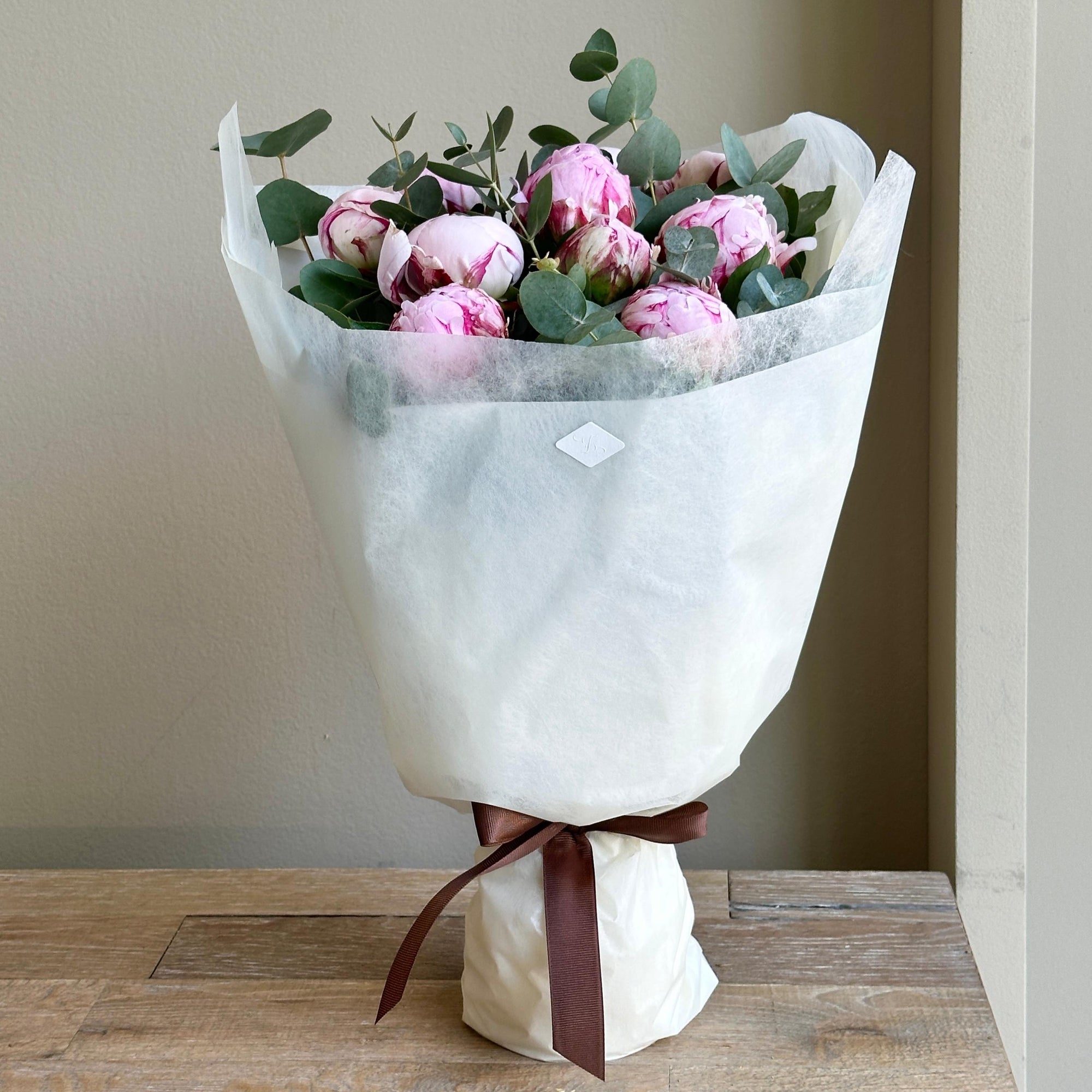 Peony Posy Bouquet - Cloud Nine