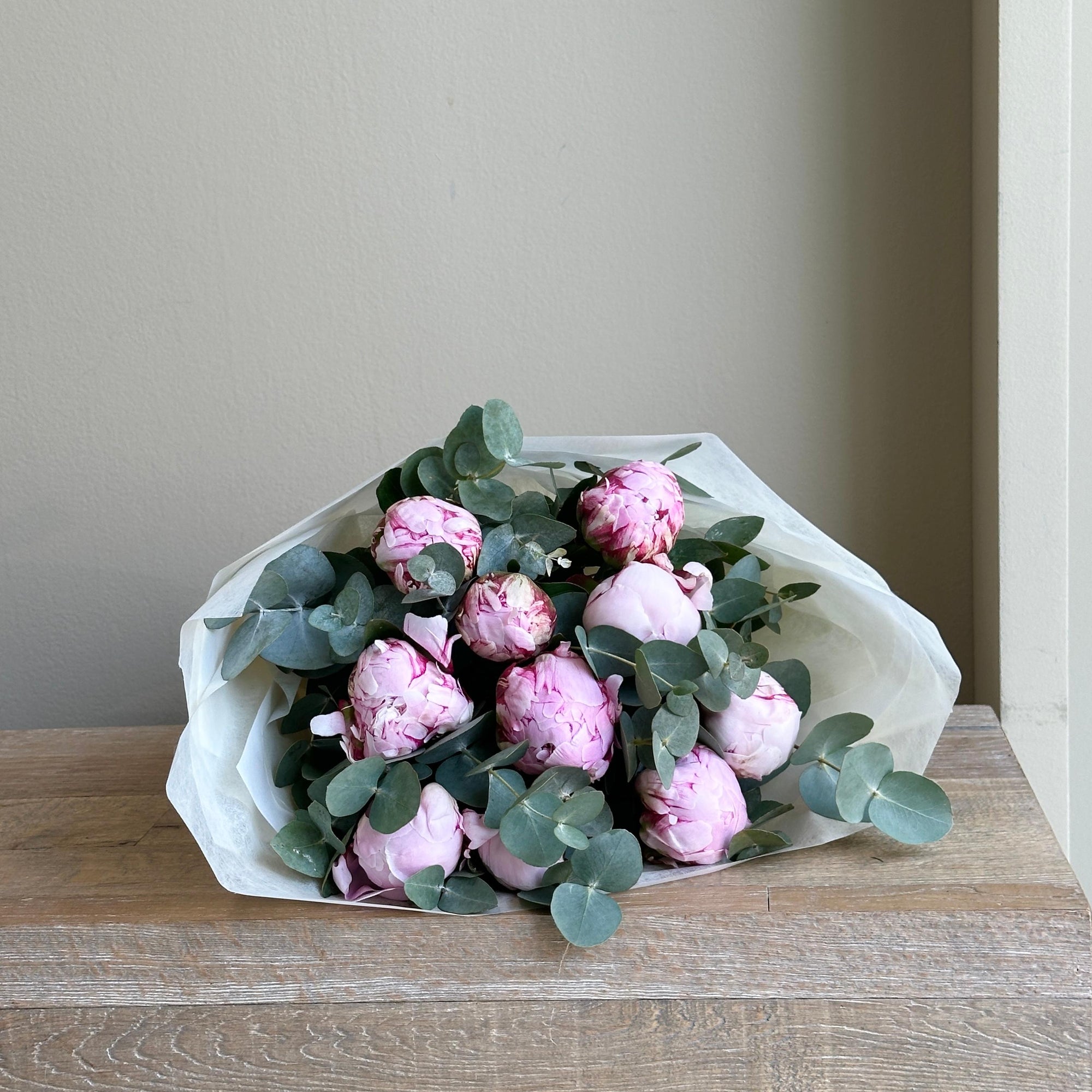 Peony Posy Bouquet - Cloud Nine