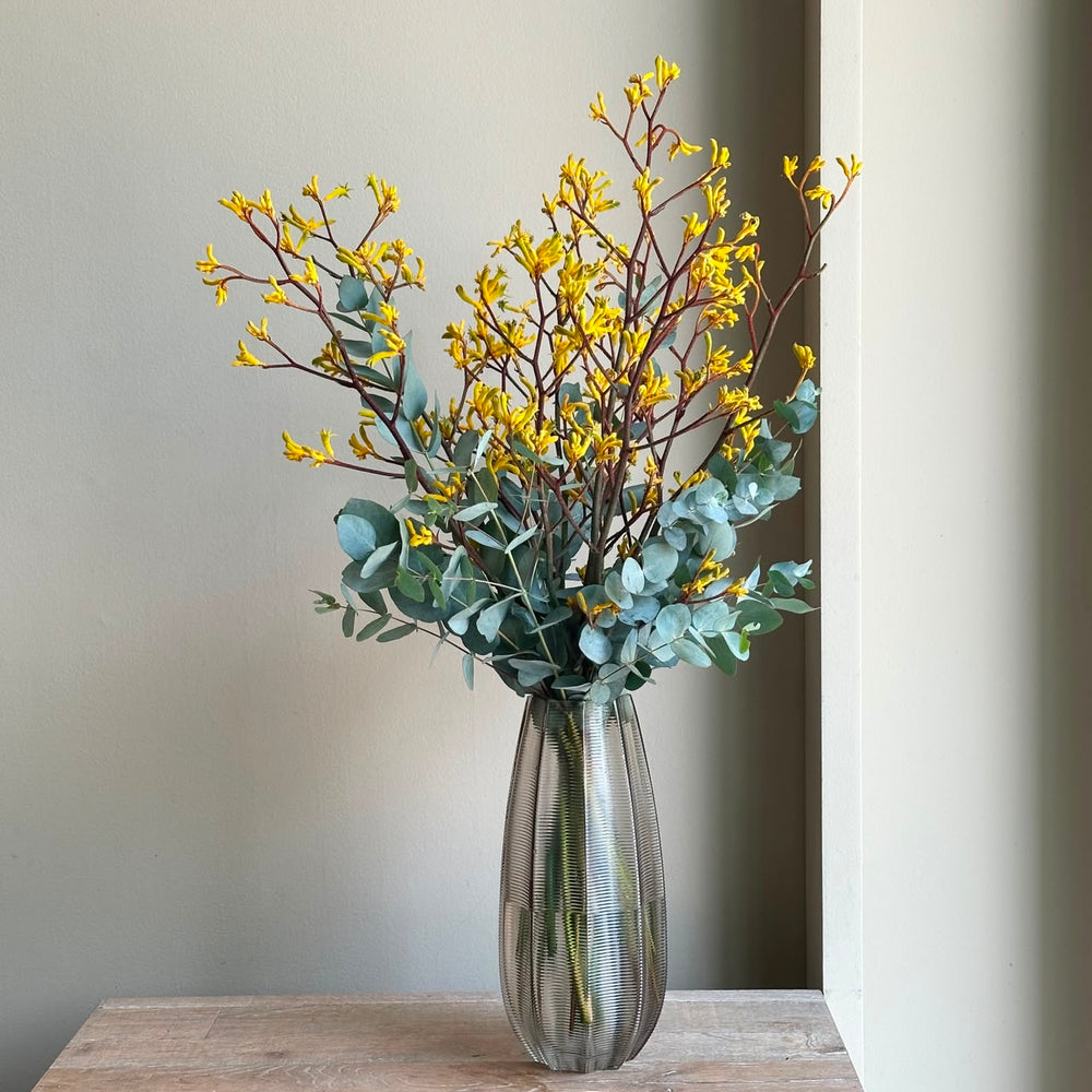 Giza - Cylinder Grey Vase