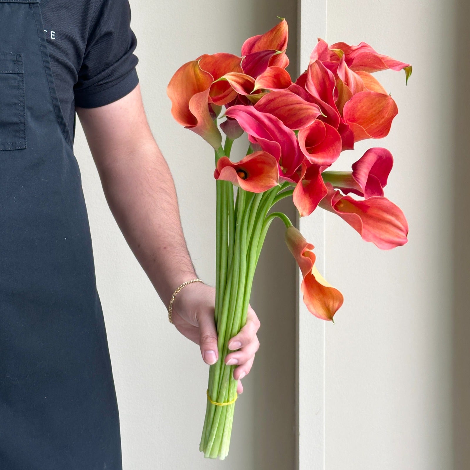 Calla Lilies -  Sunset Passion Orange