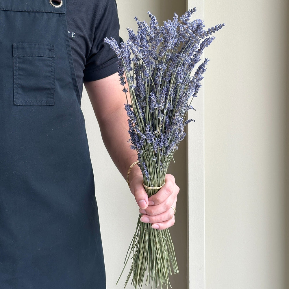 Dried Lavender Bunch Super Blue