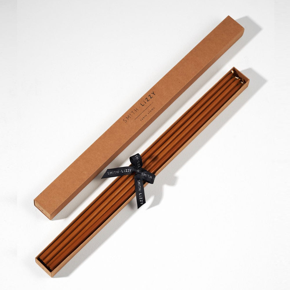 Beeswax table stems- Dark Brown 45cm