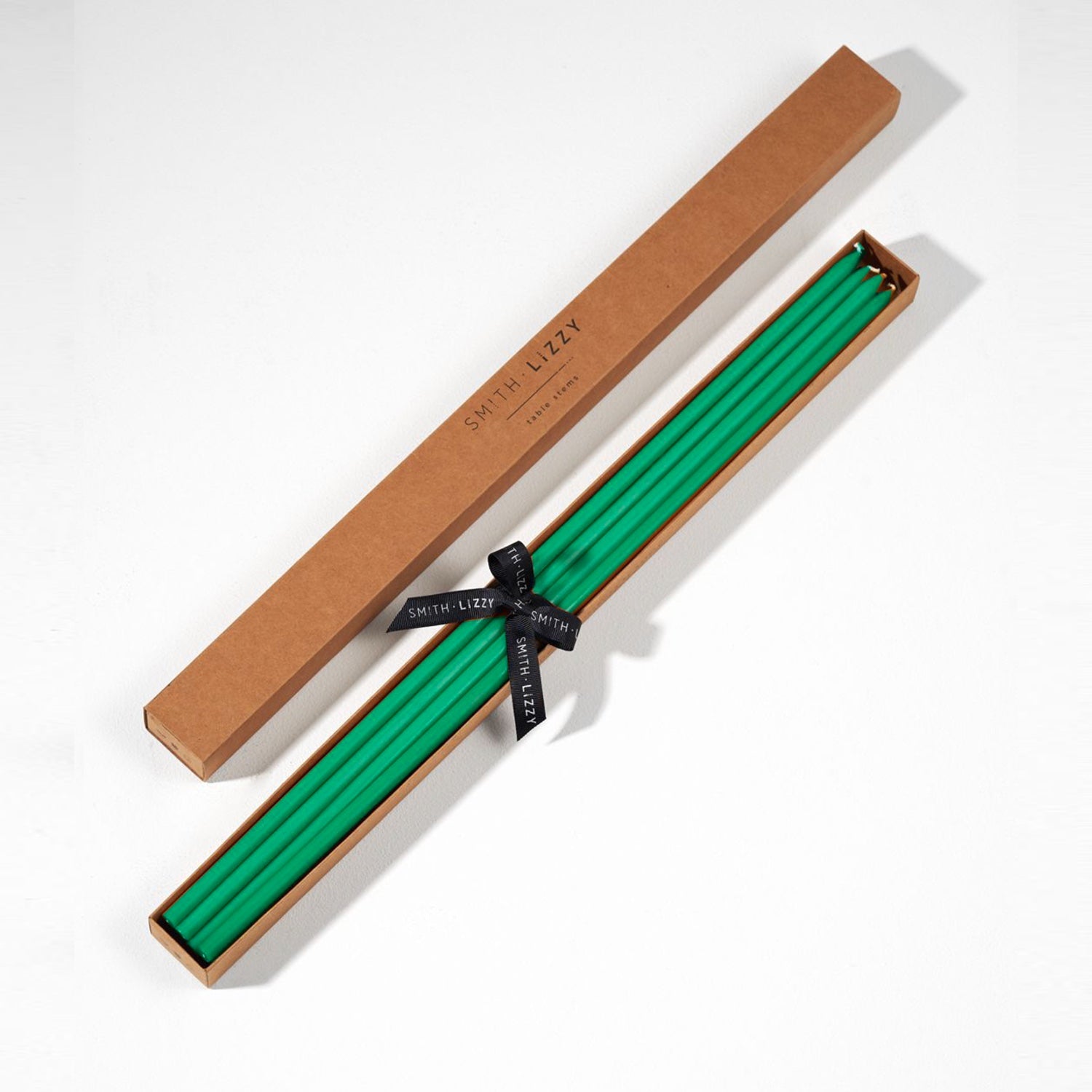 Beeswax table stems- Dark green 45cm